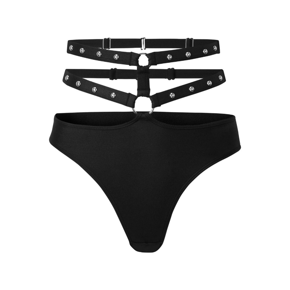 Killstar Black Studded Viper Bottoma